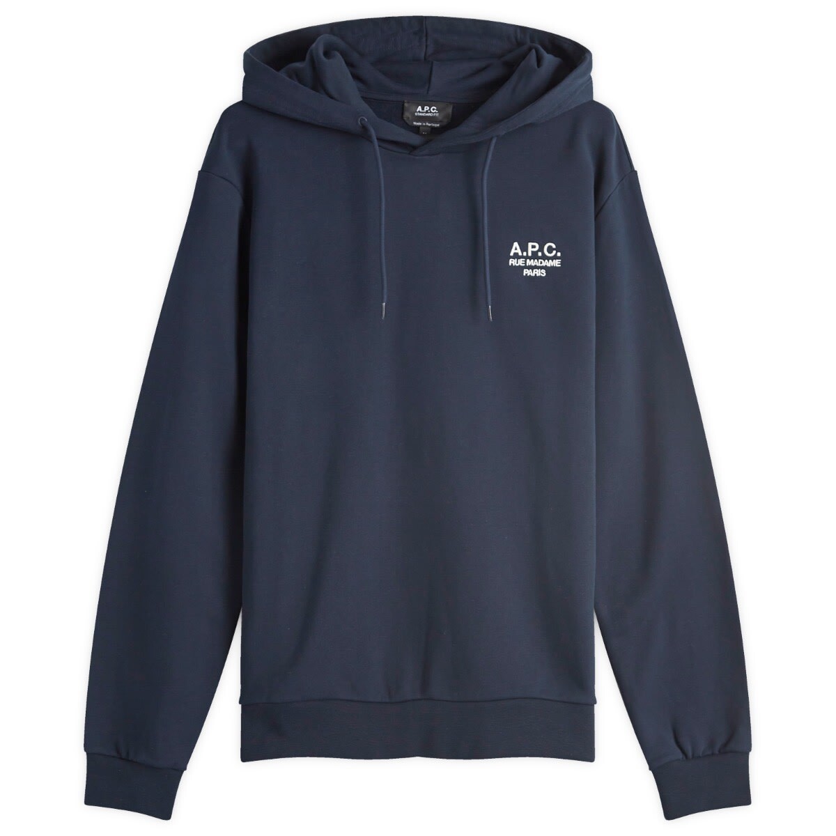 

Худи A.P.C. Rue Madame Logo Hoodie, цвет Dark Navy & Ecru
