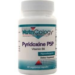 

Nutricology Пиридоксин P5P (витамин B6) 60 вег капсул