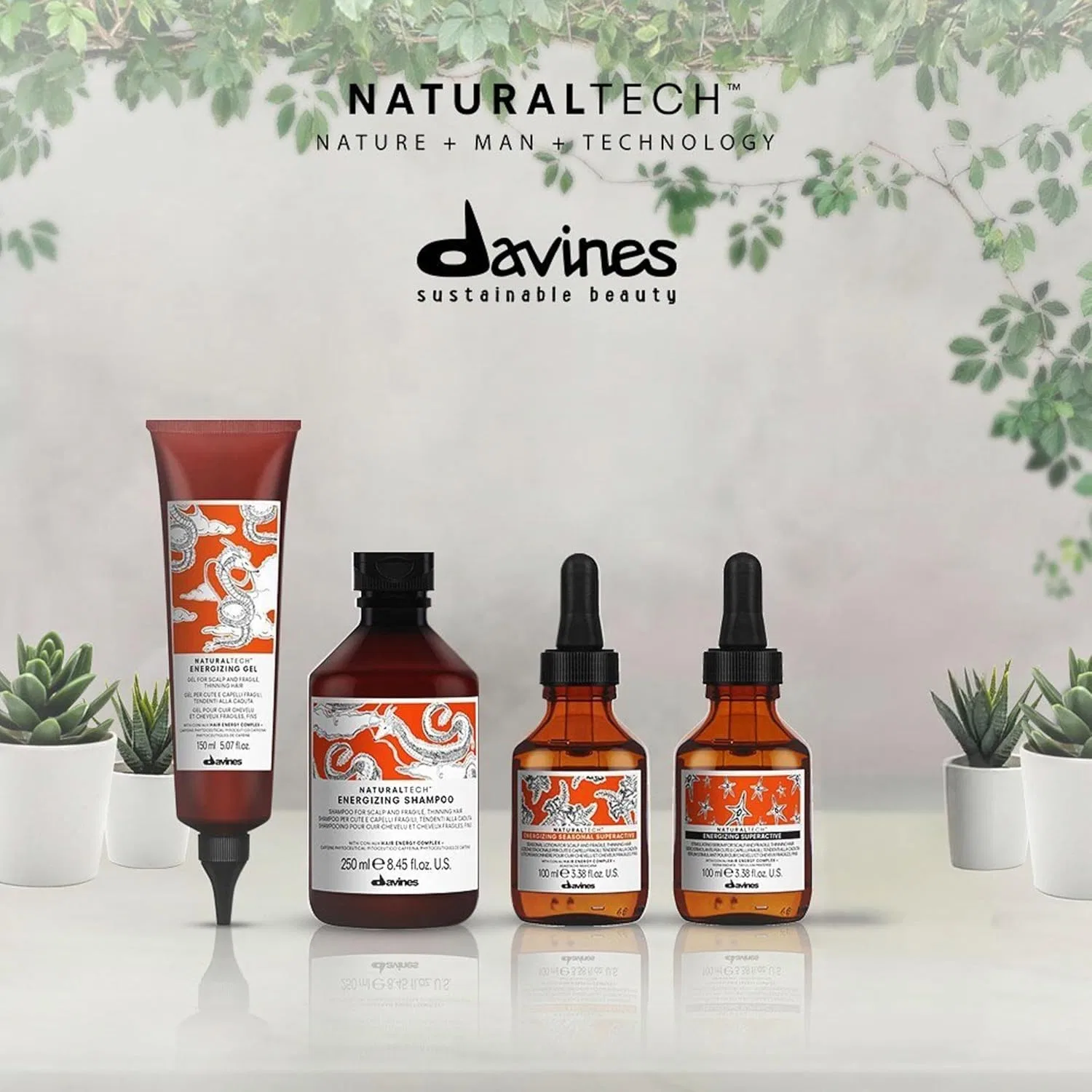 Энергетический гель «Natural Tech Energizing Gel» от Davines, 150 мл Davines — фото 2