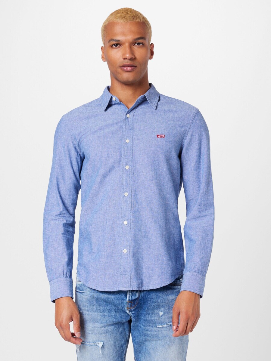 Рубашка узкого кроя на пуговицах LEVI'S  LS BATTERY HM SHIRT SLIM, темно-синий — фото 2