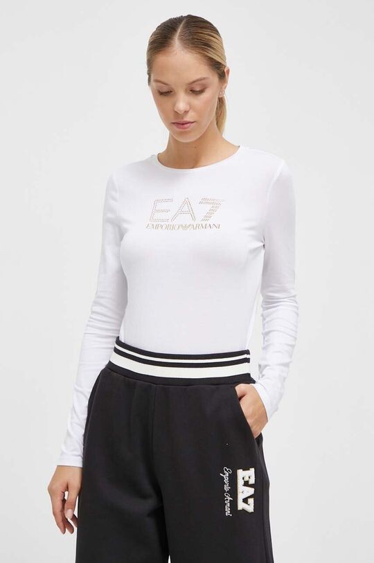 

Рубашка с длинным рукавом EA7 Emporio Armani, белый