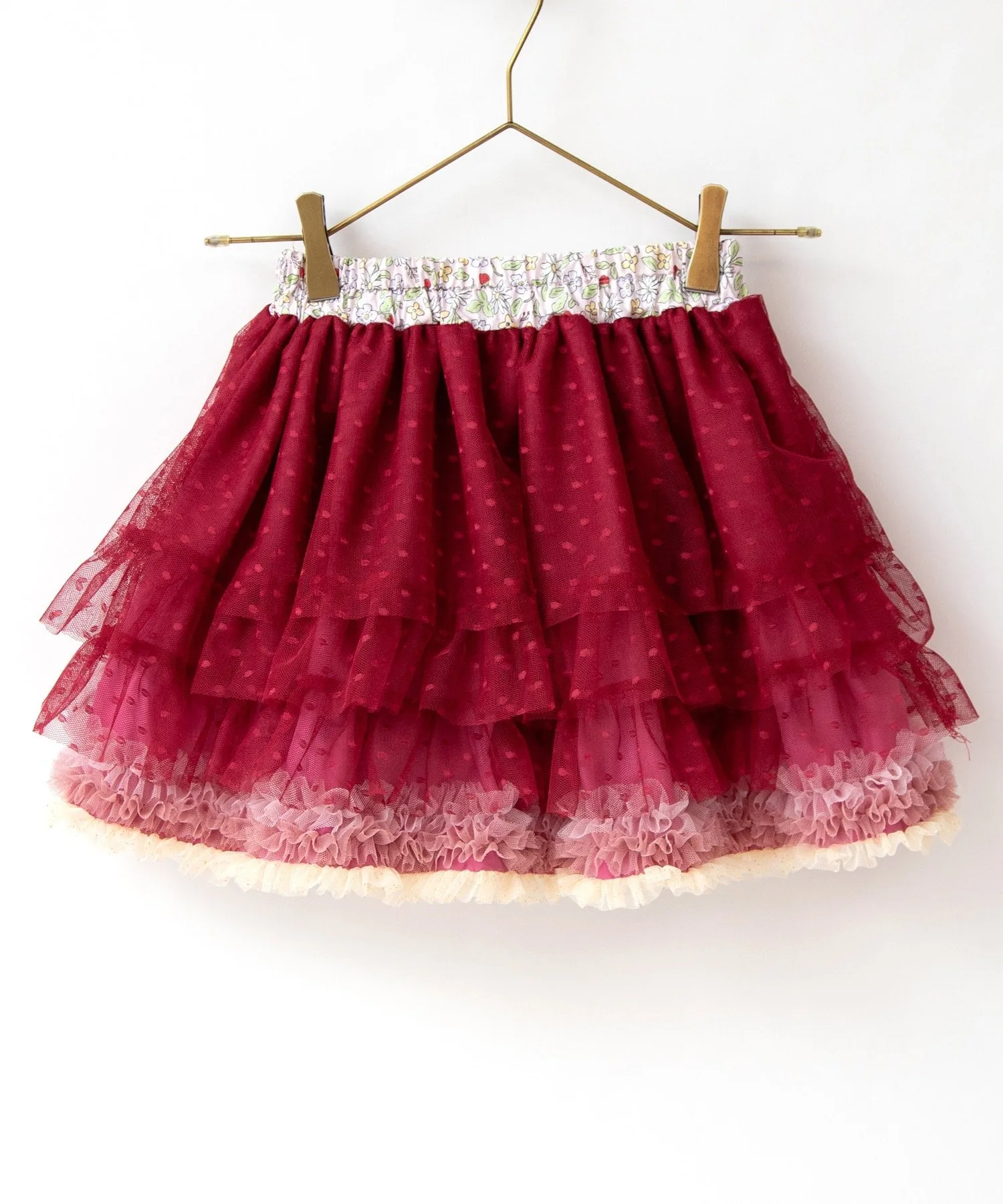 Юбка Принцесса в пачке [XL/125-140 см] Panpantutu, Prima Garnet
