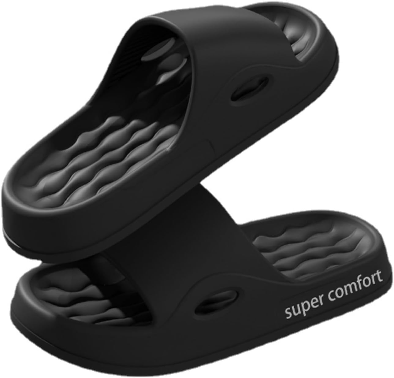 

Домашние тапочки iwhgrmp, облачные тапочки для женщин и мужчин, нескользящие домашние тапочки с утолщенной подошвой, тапочки для ванной и душа, мягкая подошва, удобные для дома, улицы и пляжа, черный