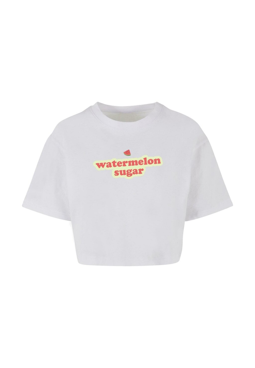 

Футболка с принтом SUMMER-WATERMELON SUGAR SHORT Merchcode, белый