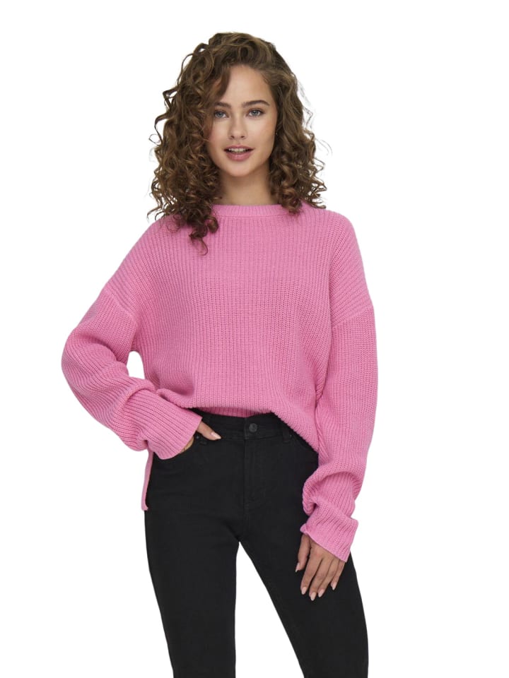 

Пуловер ONLY Pullover ONLLUNA, розовый