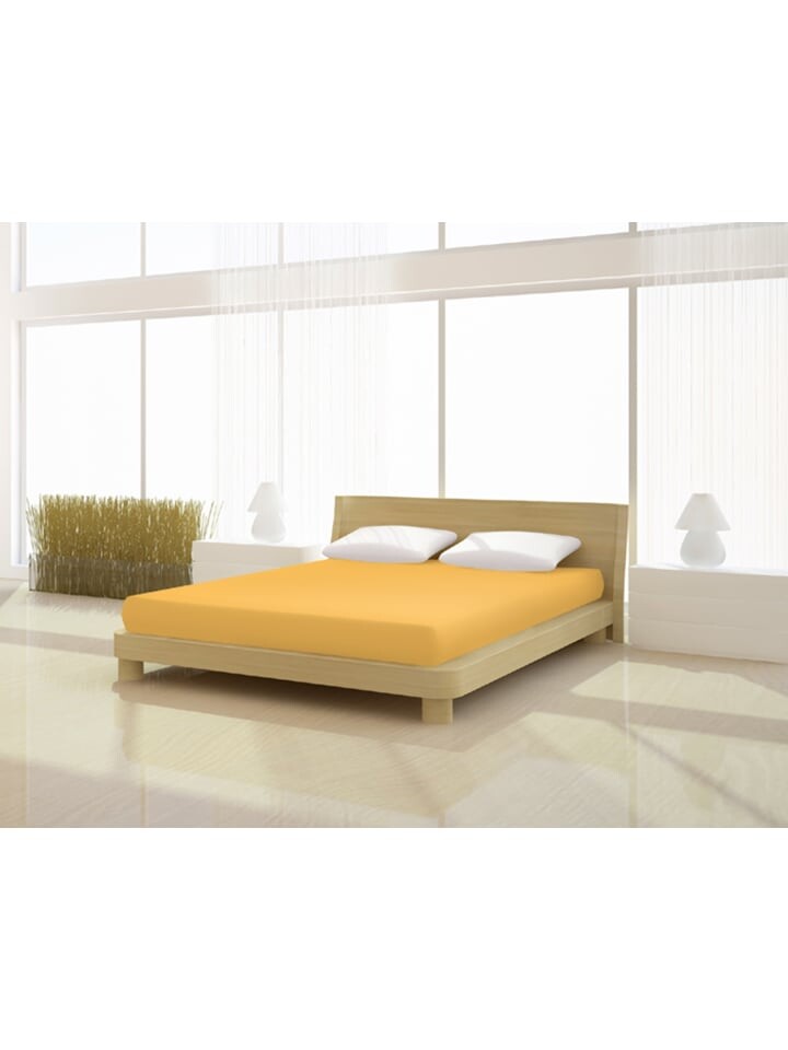 

Простыня на подгонке MrSandman Elastan basic 90 100 x 200 220 cm, цвет mais