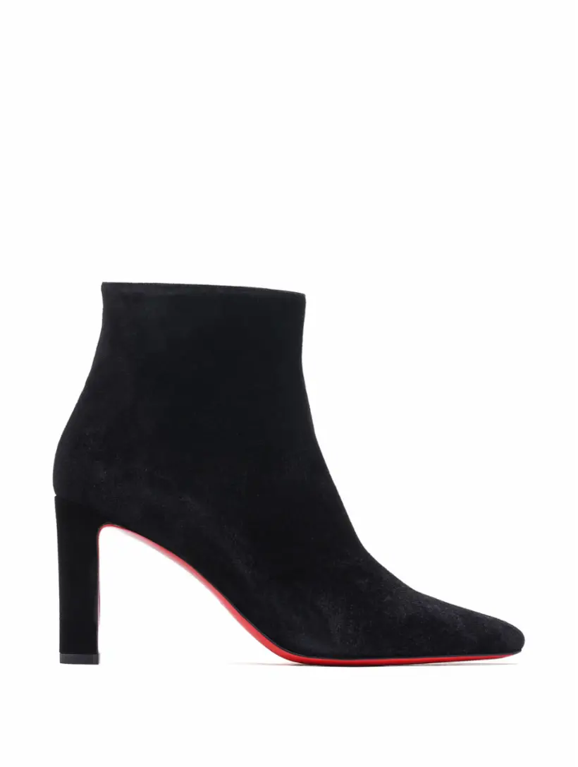 

Замшевые ботильоны Suprabooty Christian Louboutin, черный