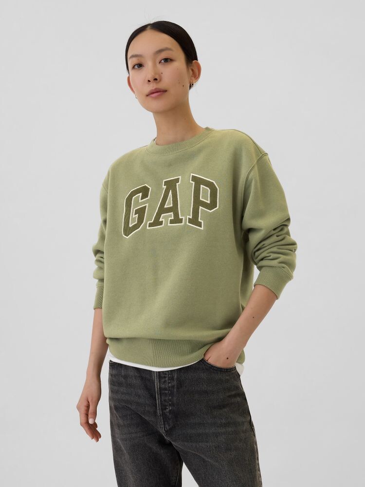 

Толстовка из флиса оверсайз Gap, зеленый