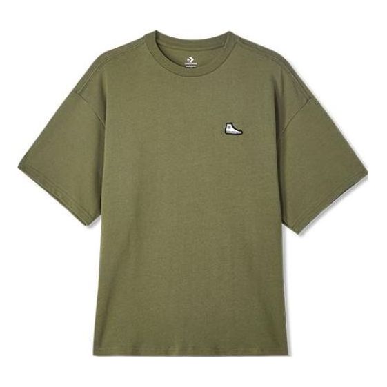 

Футболка sneaker patch tee 'green' Converse, зеленый