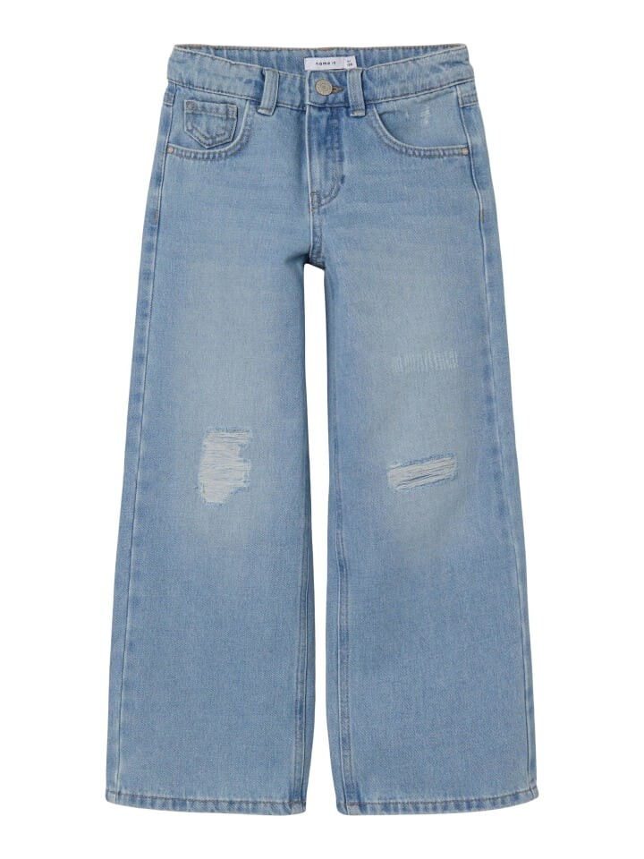 

Джинсы name it Wide Leg hose, цвет light blue denim
