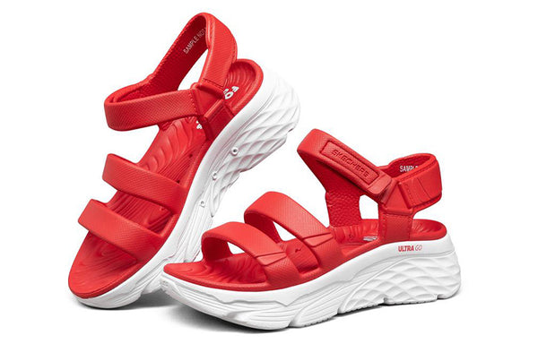 Сандалии ultra flex casual sandal red Skechers, красный — фото 3