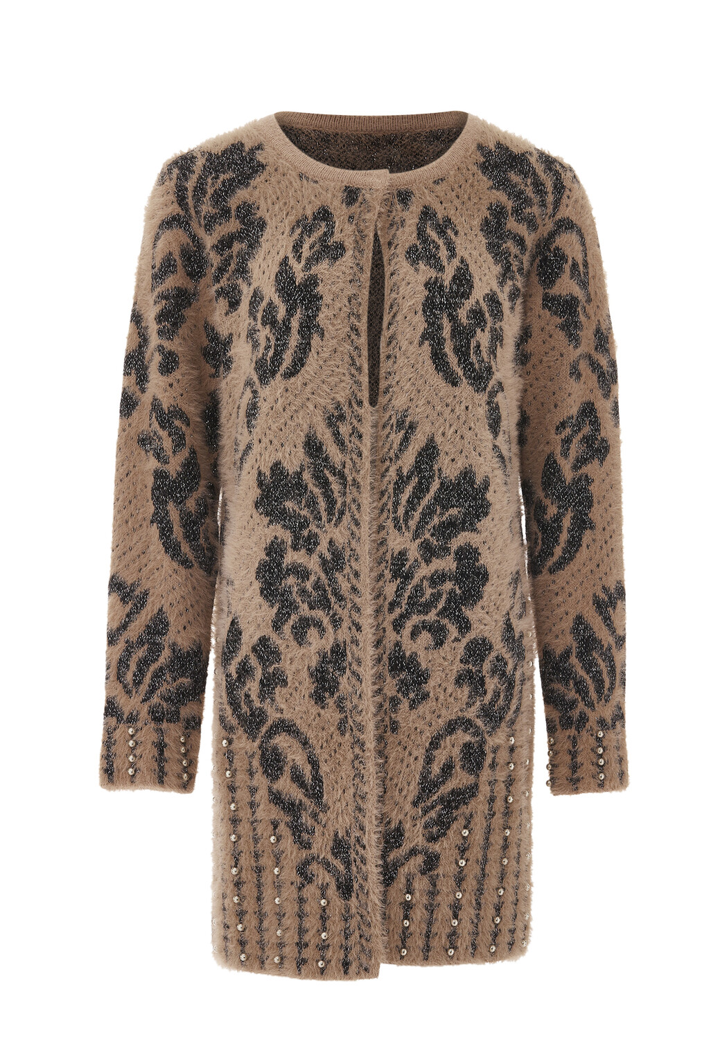 

Толстовка faina Strickjacke, темно-розовый черный