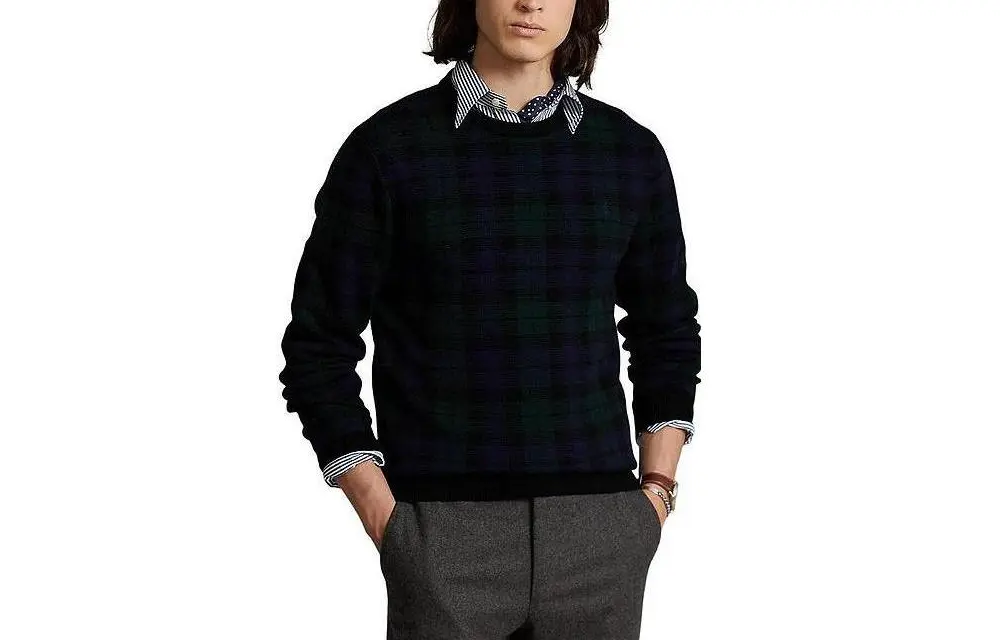 

Свитер мужской темно-синий Polo Ralph Lauren