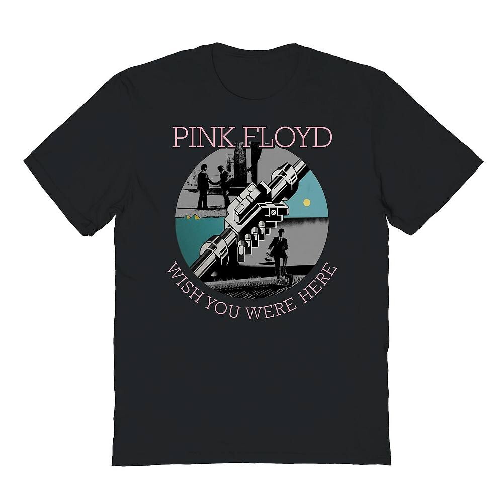 

Мужская футболка с рисунком Wish You Were Here Licensed Character, черный