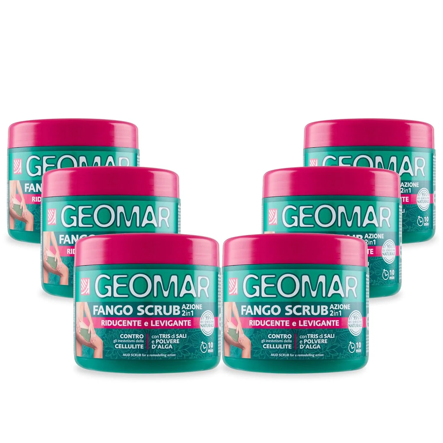 Грязевой пилинг GEOMAR 2-в-1 с уменьшающим и разглаживающим эффектом Geomar
