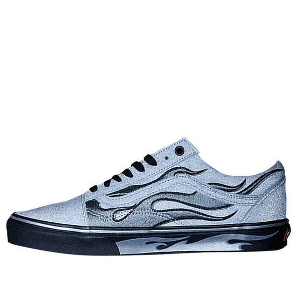 

Кроссовки a$ap rocky x old skool 'worldwide pack - white flames' Vans, серый
