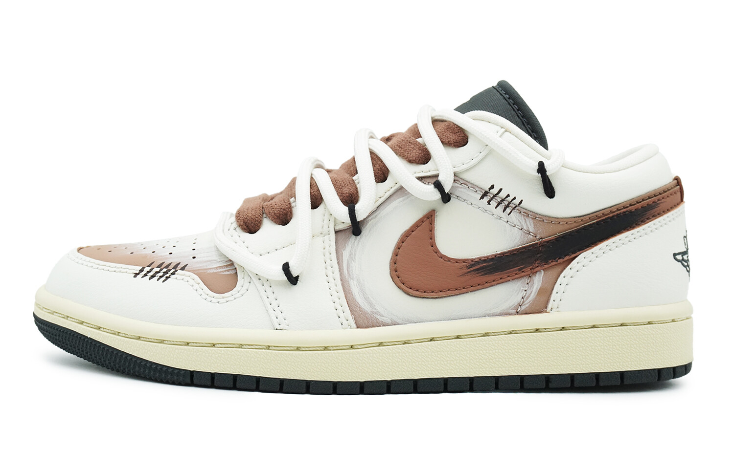 

Баскетбольные кроссовки Air 1 Vintage женские с низким верхом белый/желтый Jordan