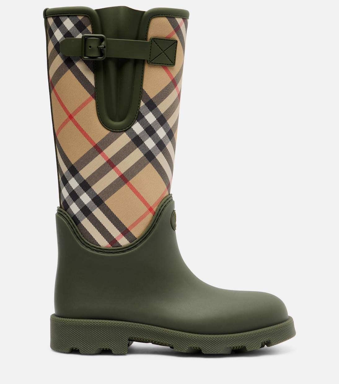 Резиновые сапоги Marsh Check Burberry, Loch — фото 4