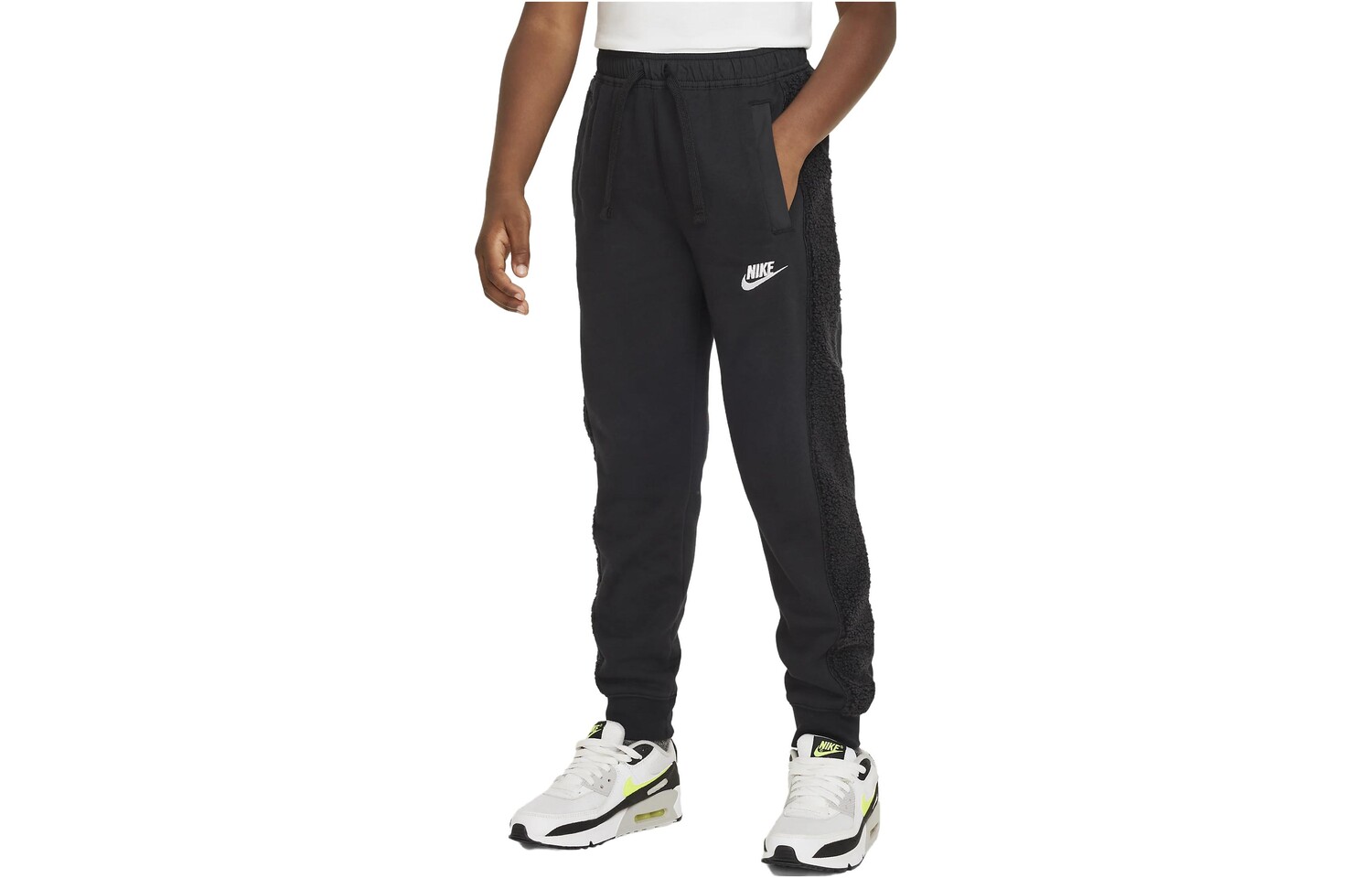 

Детские трикотажные спортивные штаны Nike, черный