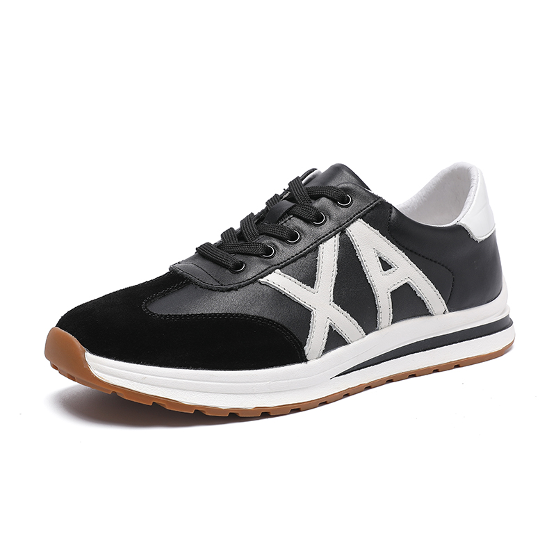 

Boogie Bear Износостойкие дышащие низкие скейтерские кроссовки мужские черно-белые, цвет Black White