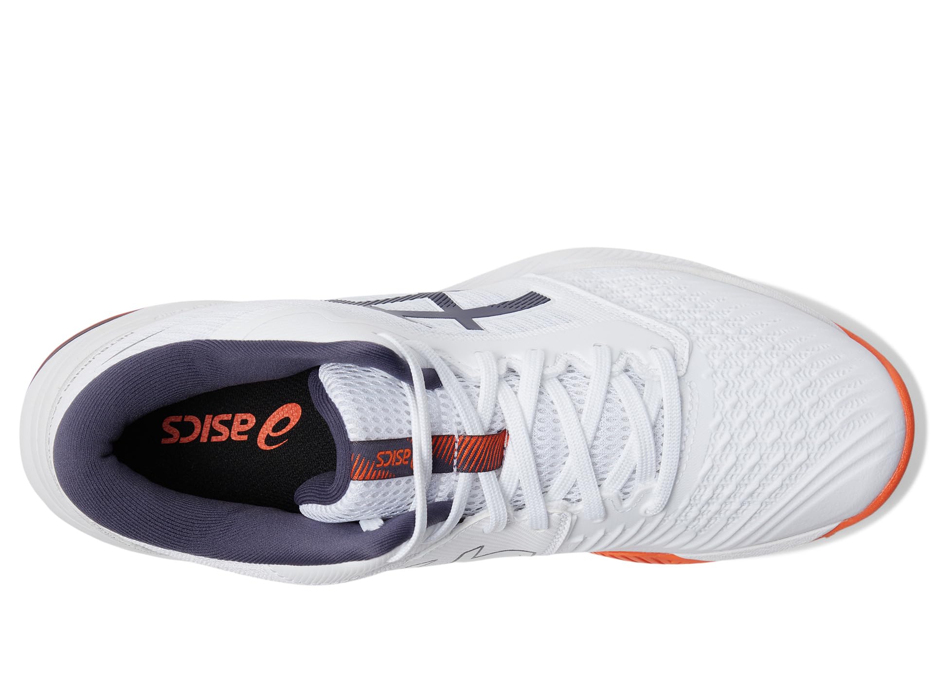Кроссовки ASICS Netburner Ballistic FF MT 3 Volleyball Shoe, цвет White/Indigo Fog — фото 2