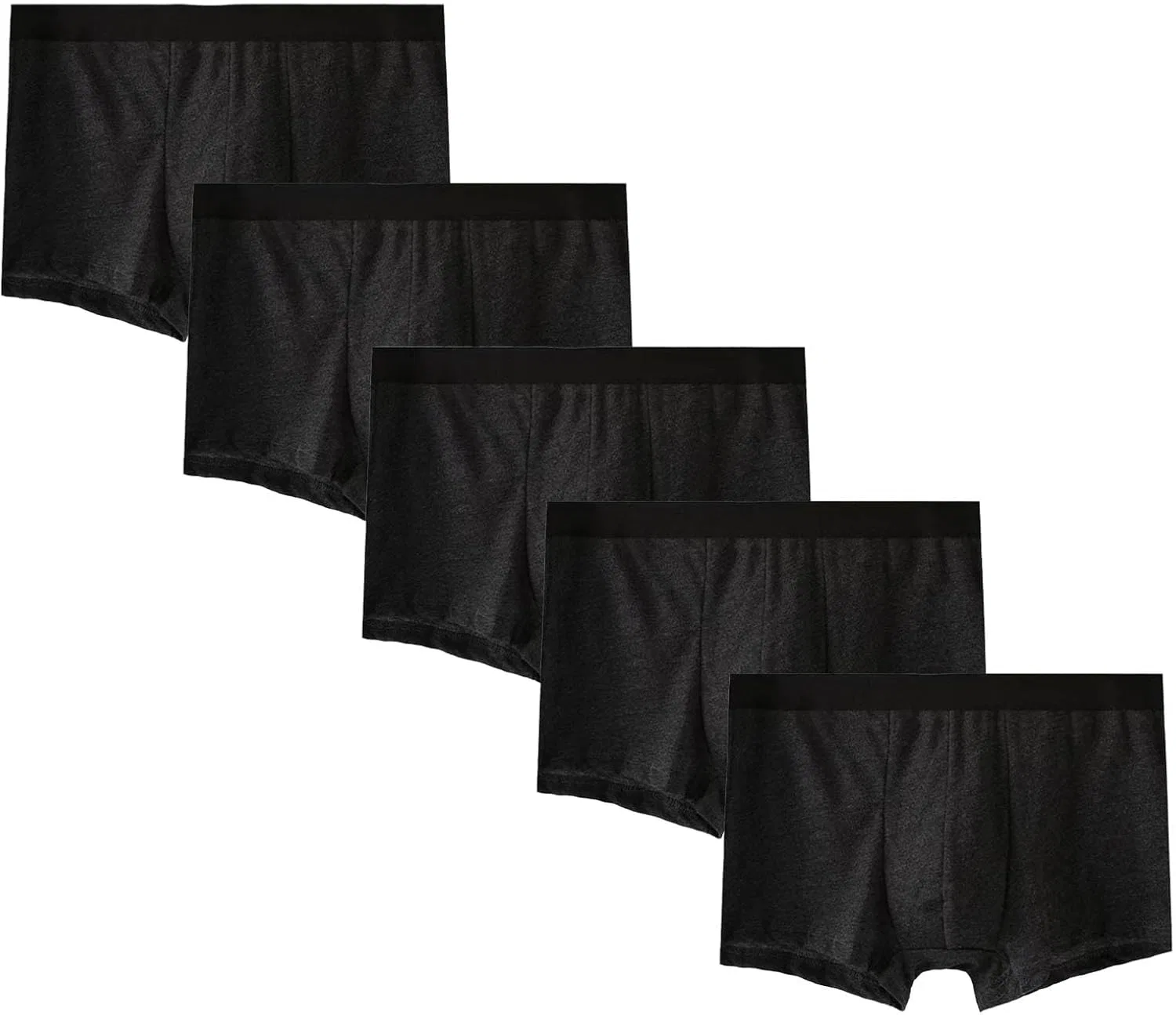Боксеры, мягкие дышащие, Grey10-5pc