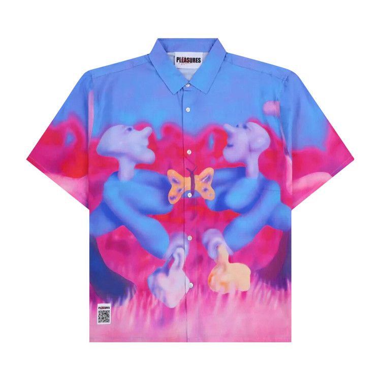 

Топ Pleasures Interaction Button Down, Pink