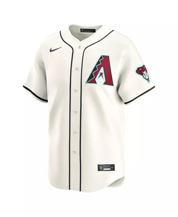 Мужская бейсбольная майка Arizona Diamondbacks домашняя ограниченной серии Corbin Carroll белая Nike — фото 2