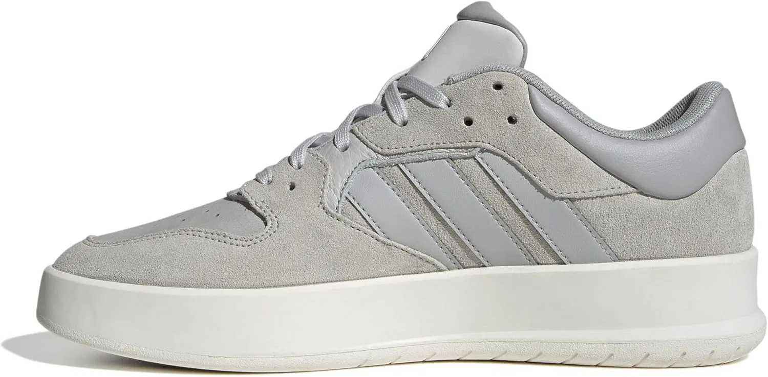 Кроссовки теннисные Adidas, цвет Grey/Grey/Off White