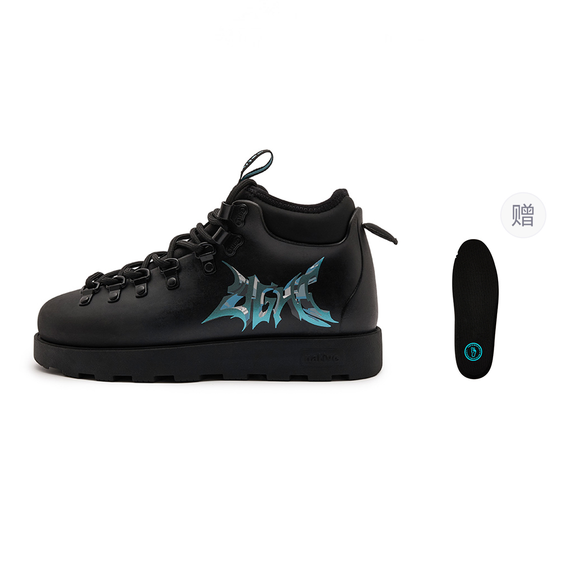 

Fitzsimmons 3.0 усовершенствованные рабочие ботинки для активного отдыха короткие ботинки martin unisex Native Shoes, черный | Mirage | черный[Gift Included Height-Increasing Insole]