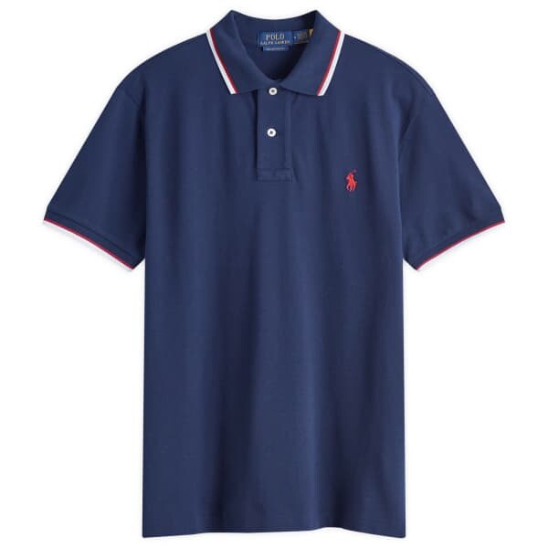 

Рубашка поло с наконечником Polo Ralph Lauren, синий