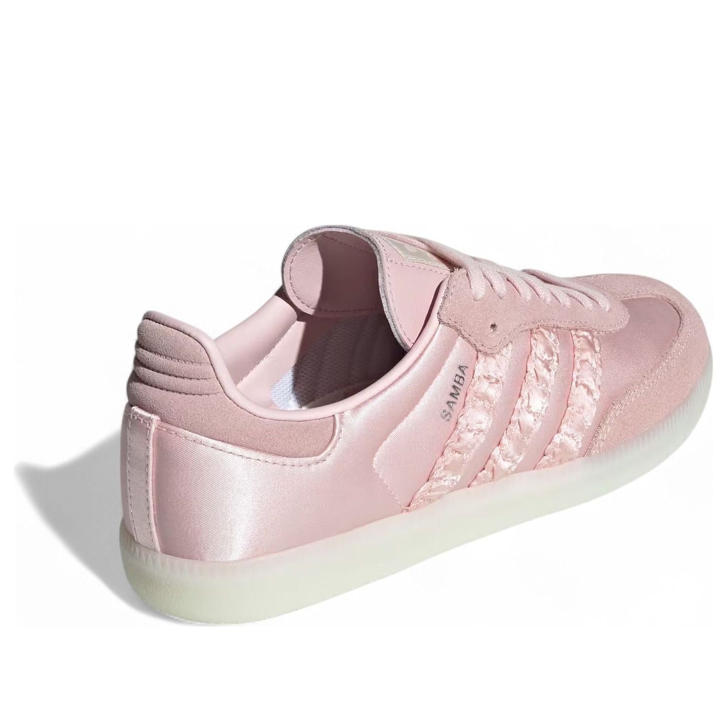 Кроссовки (WMNS) adidas Samba OG Satin 'Sandy Pink' — фото 4