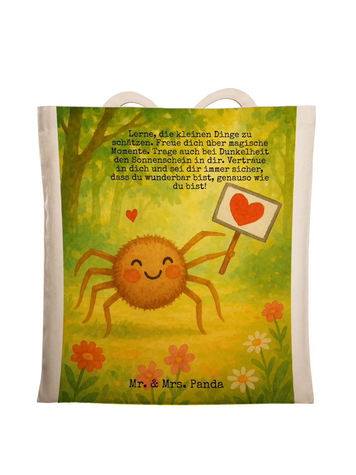 

Mr. & Mrs. Panda Сумка-шоппер с изображением паука от Agathe Movative Design... белого цвета