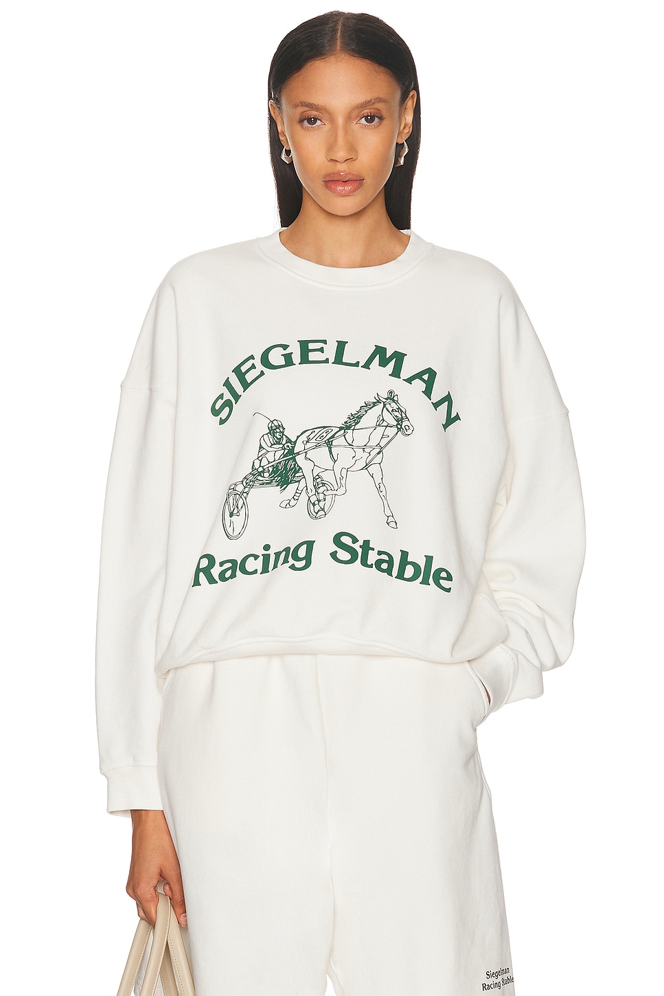 

Свитер Racing Stable Crew Siegelman Stable, White & Green