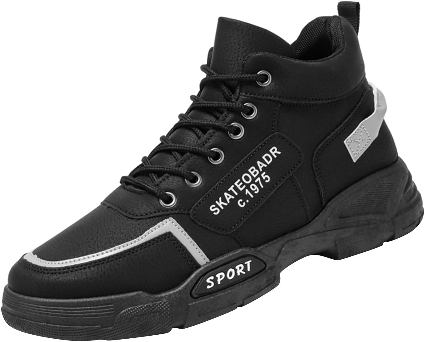 

Мужские прогулочные кроссовки с удобной амортизационной стелькой из памяти формы, дышащие, для походов, легкие модные кроссовки, с нескользящей подошвой, поддержкой свода стопы, для отпуска, тренировок в спортзале, широкой посадкой Generic, черн...