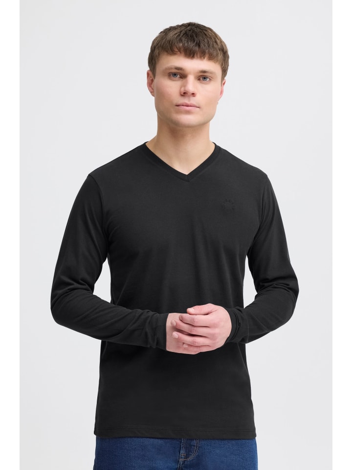 

Рубашка с длинным рукавом !SOLID, черный