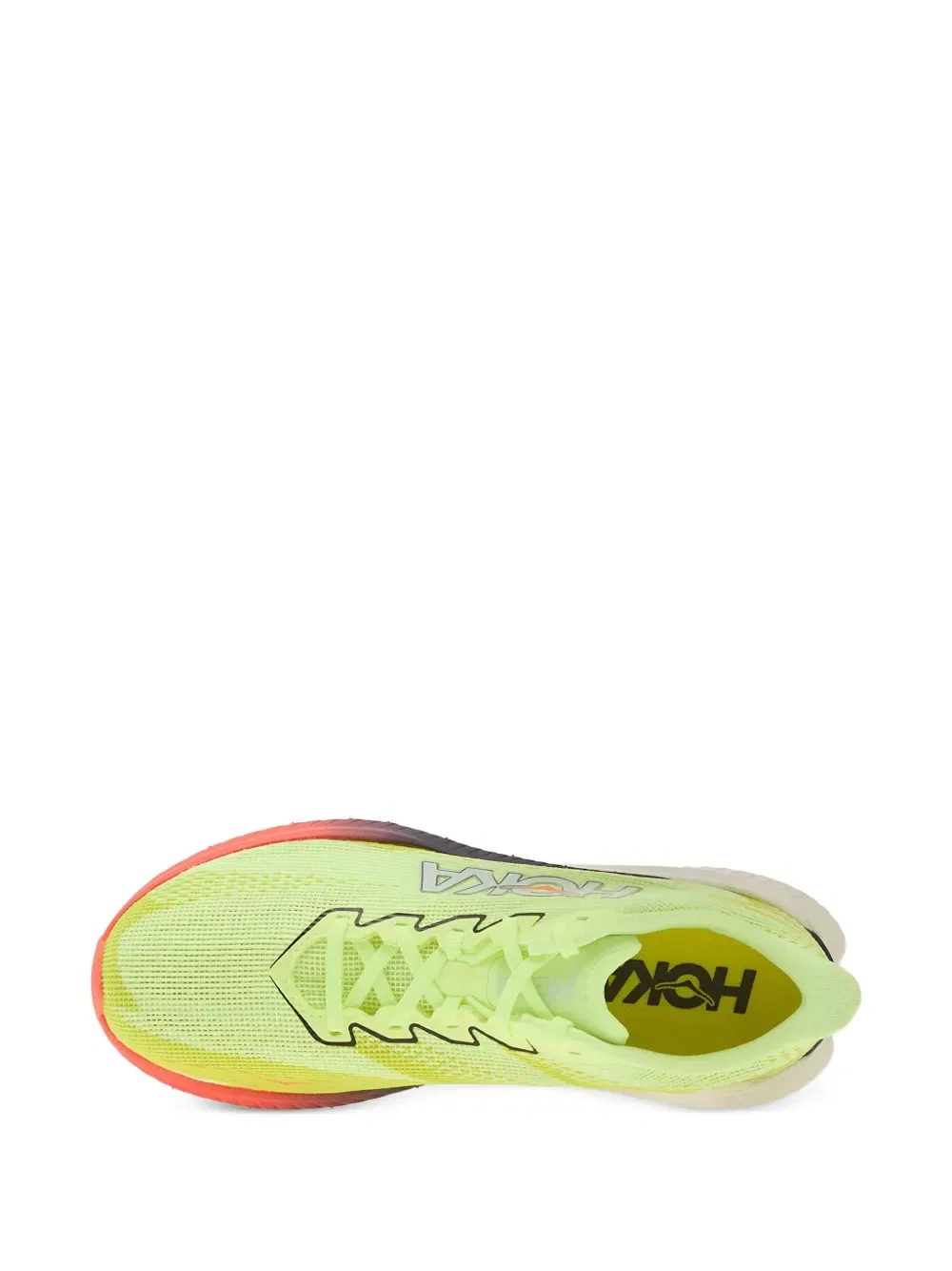 Кроссовки Mach x 3 Hoka, желтый — фото 4