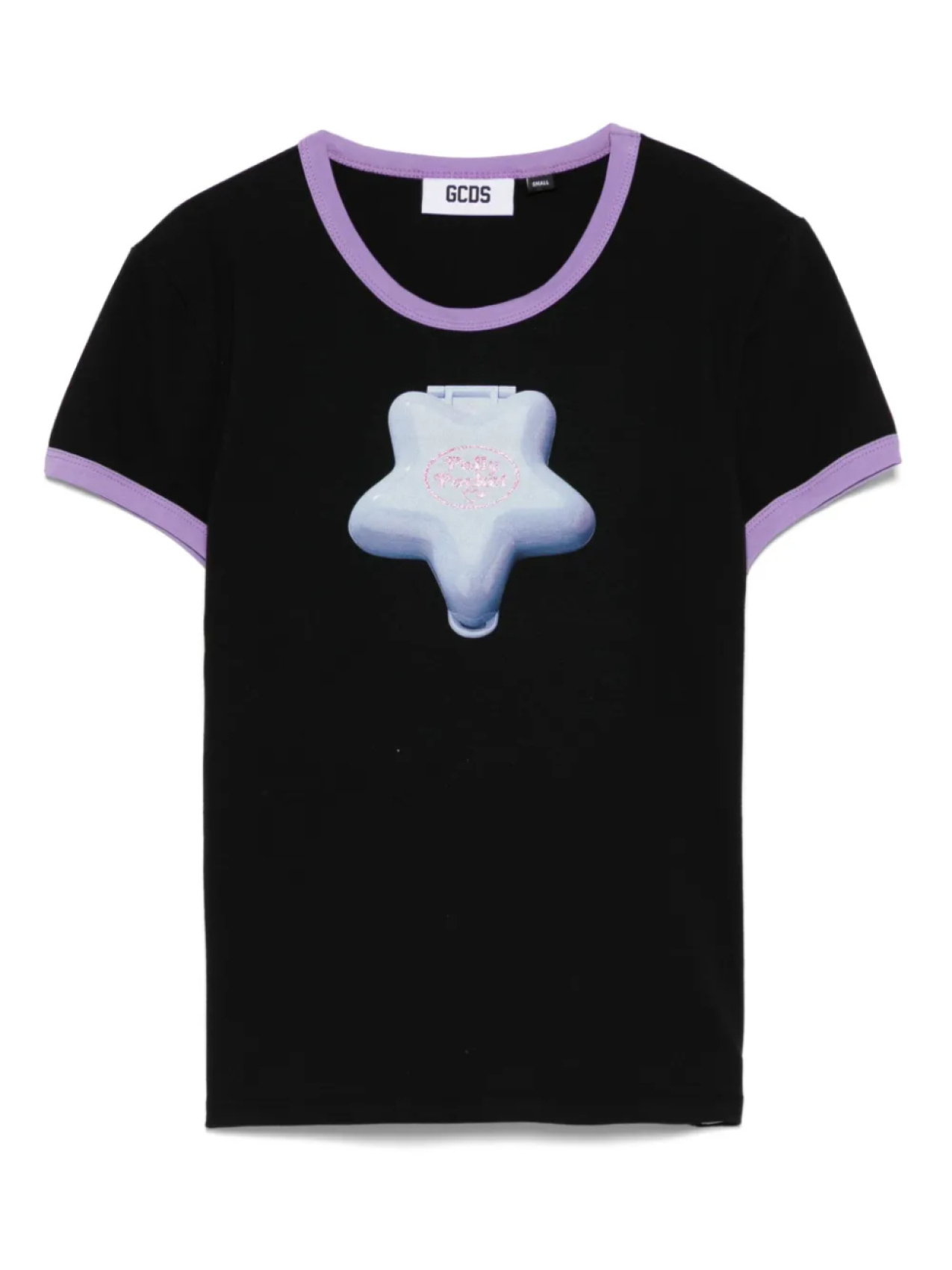 

GCDS футболка из эластичного хлопка, черный