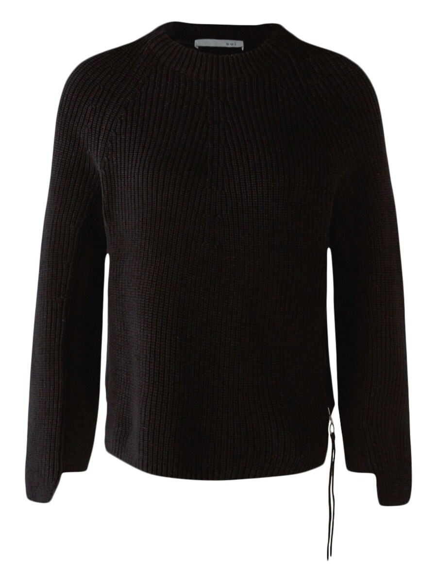 

Базовый свитер OUI Sweater RUBI, черный