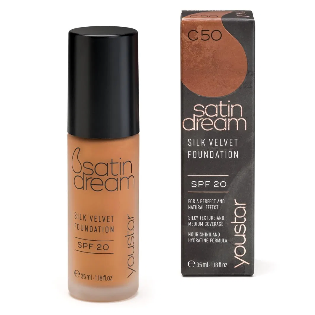Увлажняющая тональная основа «Satin Dream» от youstar ‎Youstar, C50
