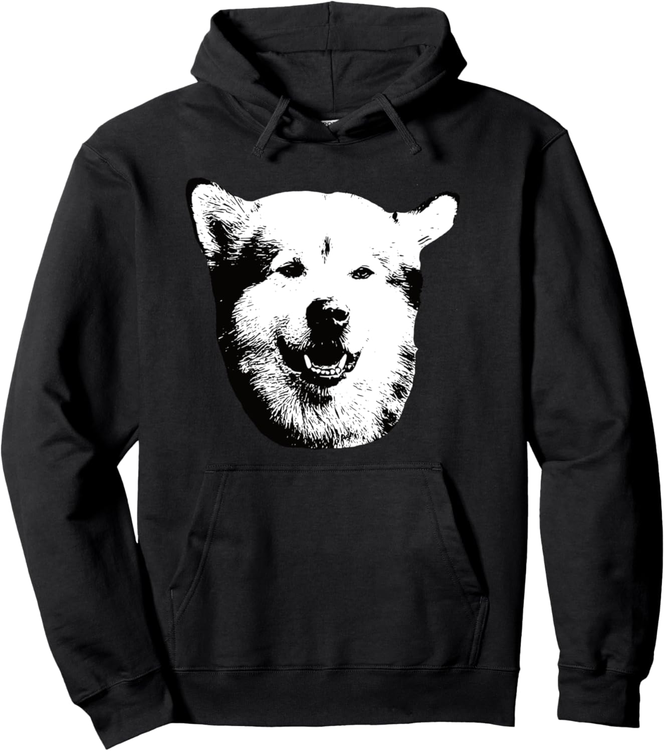 

Толстовка с изображением аляскинского маламута Alaskan Malamute, черный