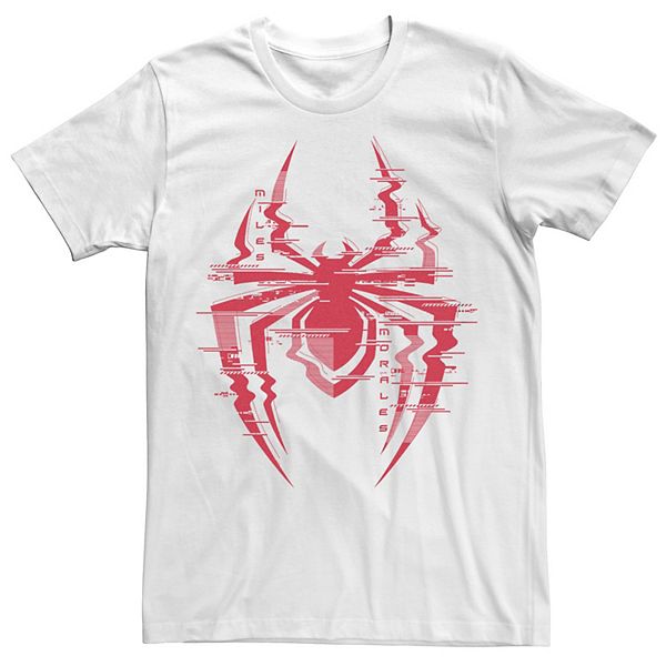 

Футболка Marvel Comics Retro Ultimate Spider-Man Glitch Logo Licensed Character