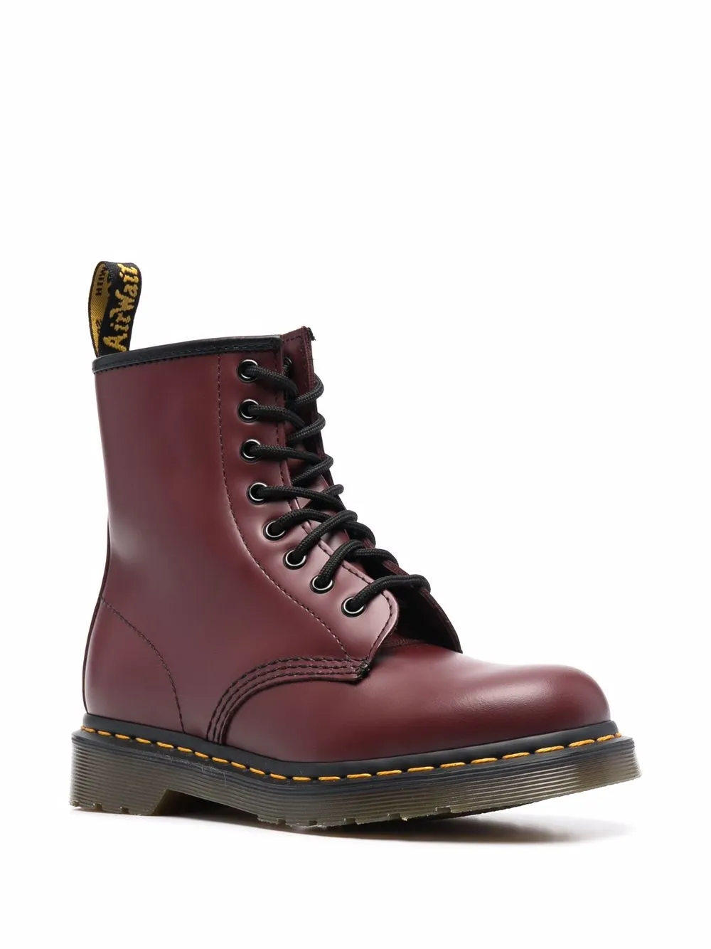 Мужские ботинки Dr. Martens на шнуровке высокие, красный — фото 2