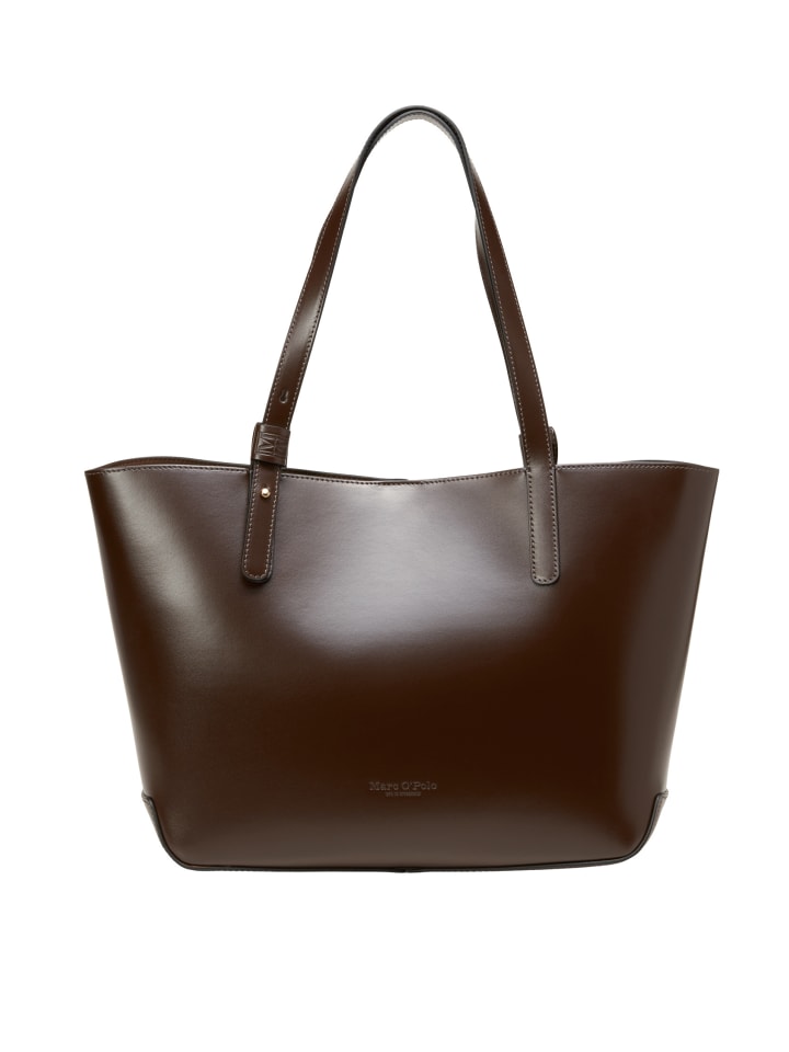 

Шоппер Marc O'Polo Shopper large, цвет dark brown