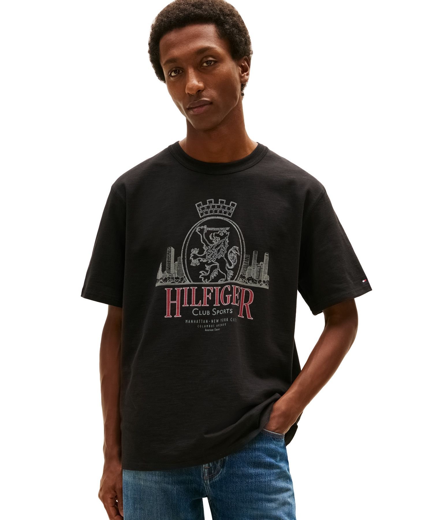 Герб серии «Наследие» TEE TOMMY HILFIGER, Black BDS
