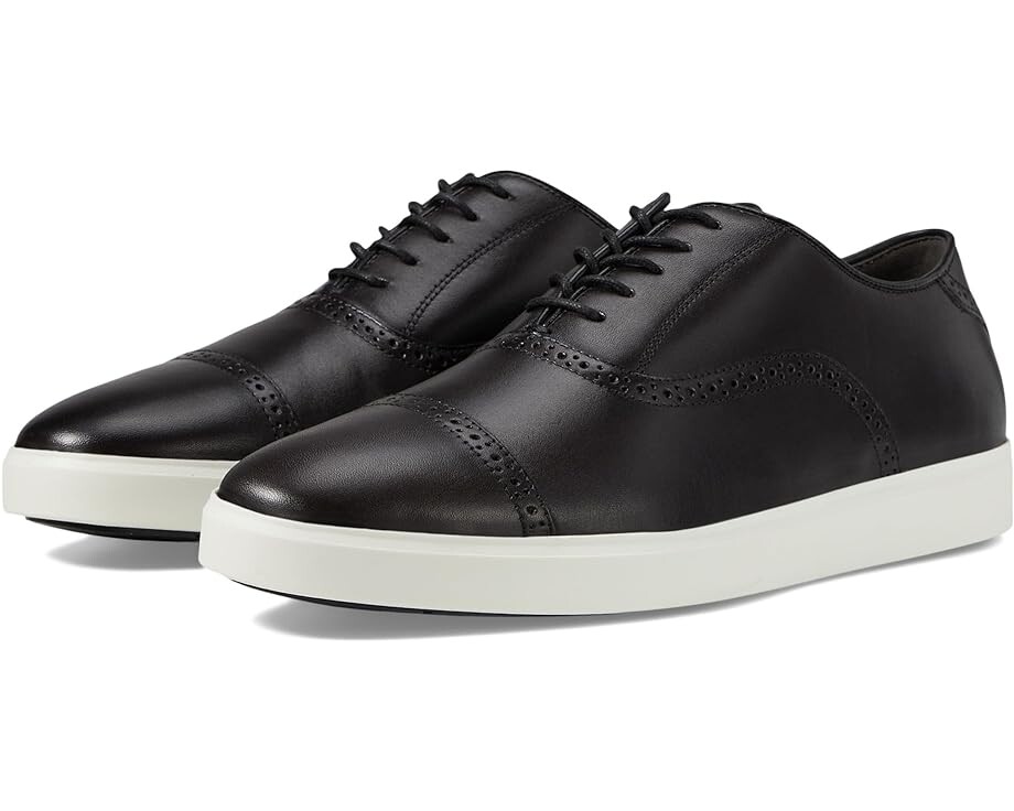 

Оксфорды Johnston & Murphy Brody Cap Toe, цвет Black Hand-Stained Full Grain