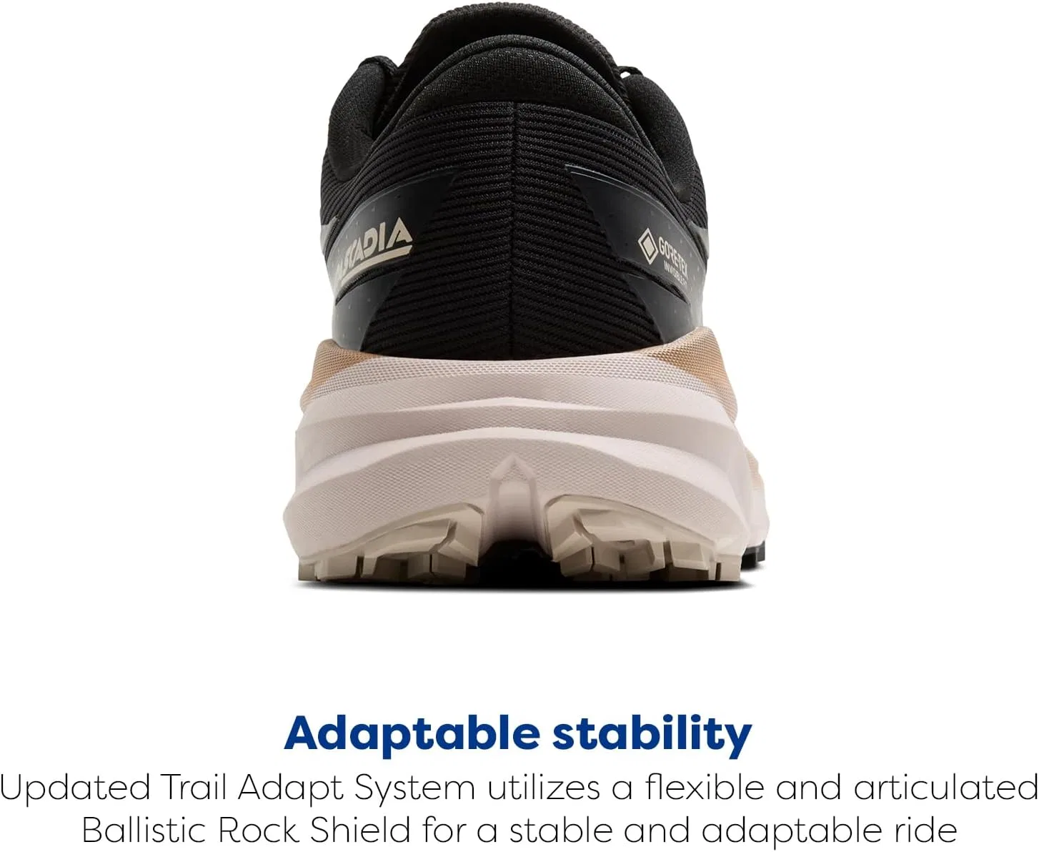 Мужские кроссовки Brooks Cascadia 19 GTX, Black Ebony Chateau Gray — фото 3