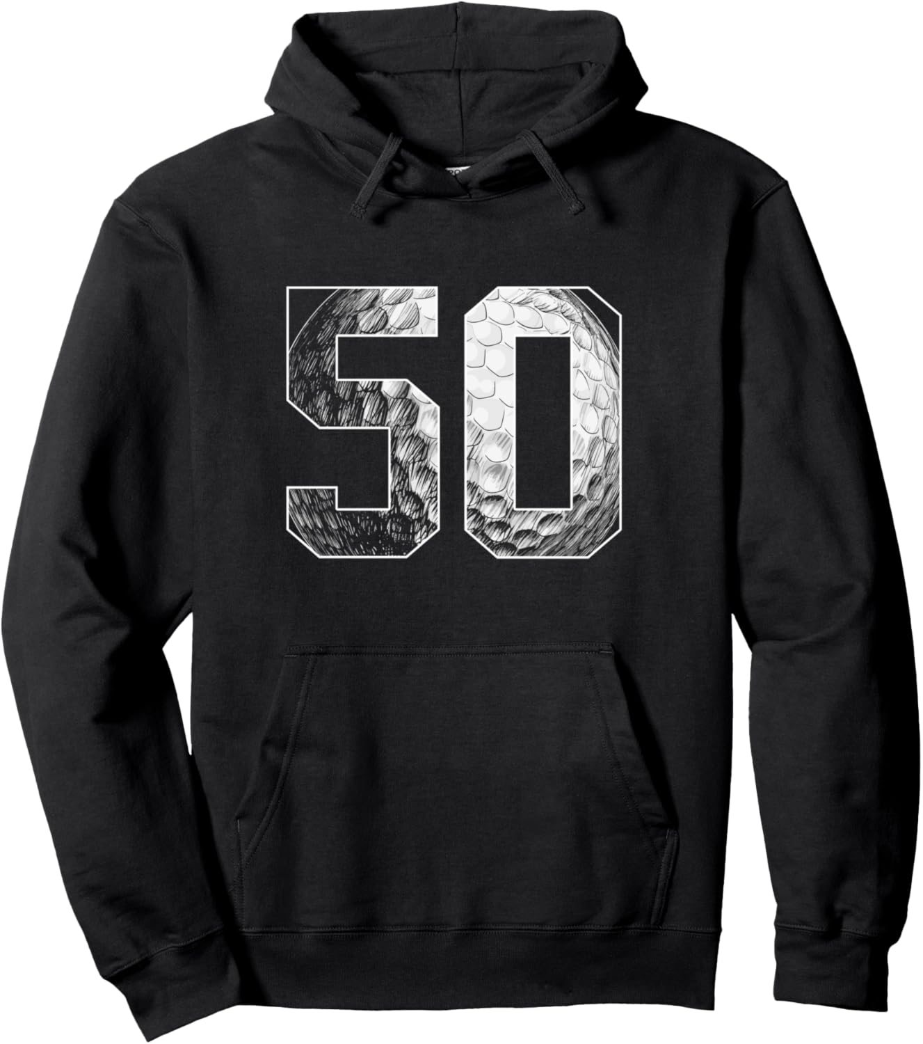 

Худи с надписью «50-летний мальчик, играющий в гольф» 50 Year Old Birthday Apparel Golf Boy B-Day, черный