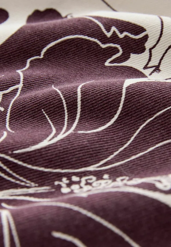 Широкие ноги Next, Ecru Burgundy Floral — фото 3
