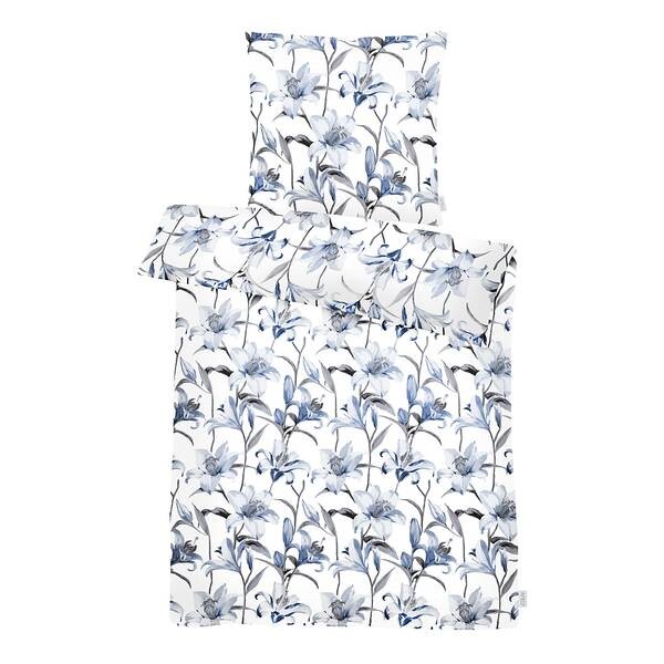

Постельное белье Apelt Lilia, 135x5x200 см цвет grau/blau